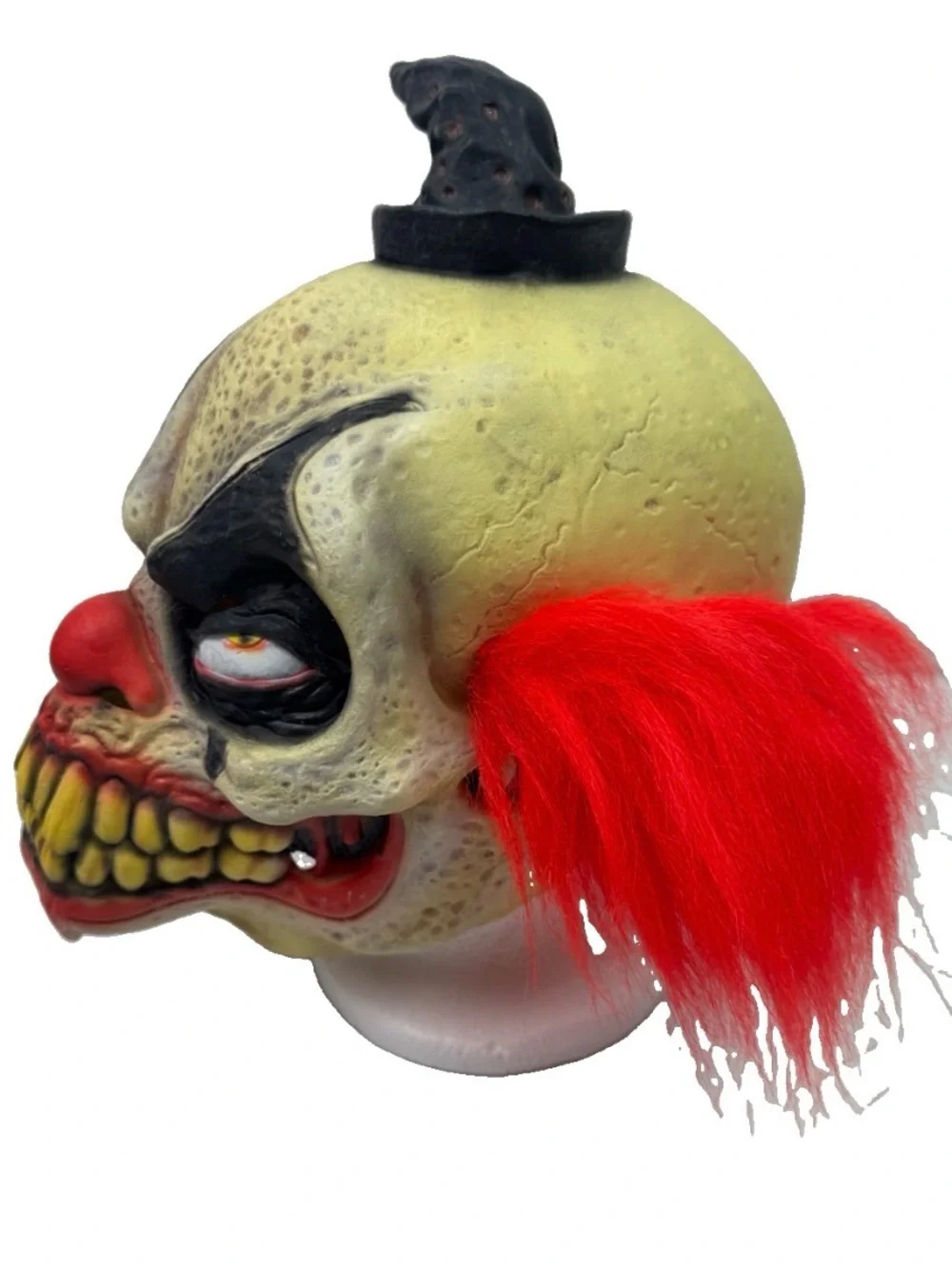 Don Post Studios 2003 Bludie Evil Clown Latex Halloween Mask Paper Magic Cosplay